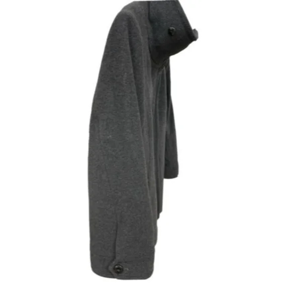 Cole Haan Black Cashmere, Wool High Mock Neck Overcoat Sz 10 Womens EUC - Picture 9 of 11